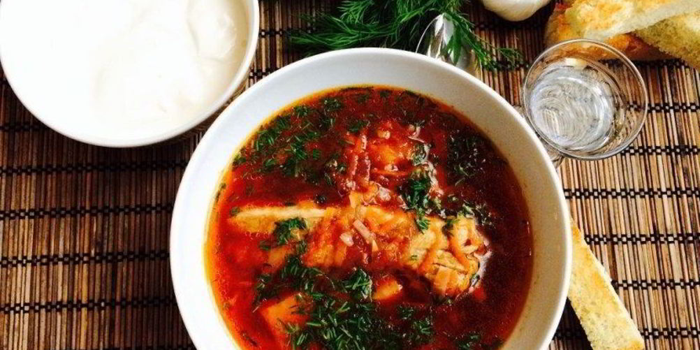 Рецепт борщ с ребрышками