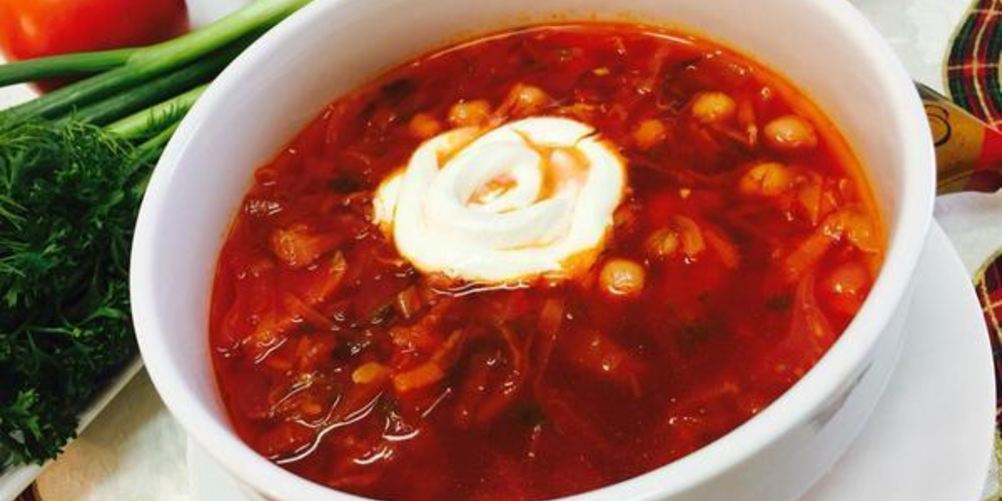 Рецепт борщ с репой и нутом