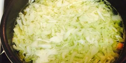 борщ с репой и нутом