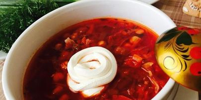 борщ с репой и нутом