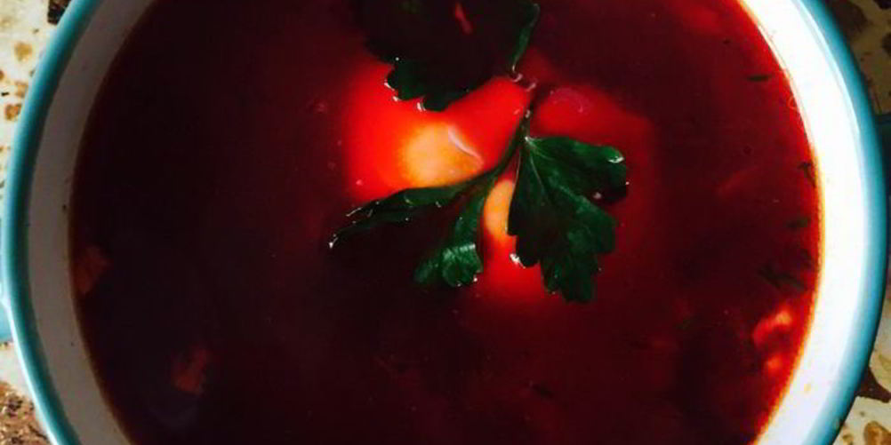 Рецепт борщ с вяленой свининой