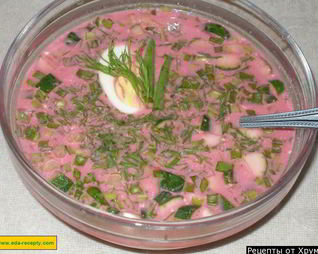 Борщ селянский холодный