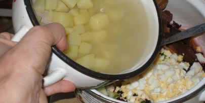 борщ селянский холодный