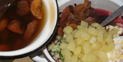 борщ селянский холодный