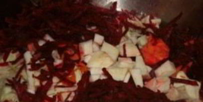 борщ со щавелем и свеклой