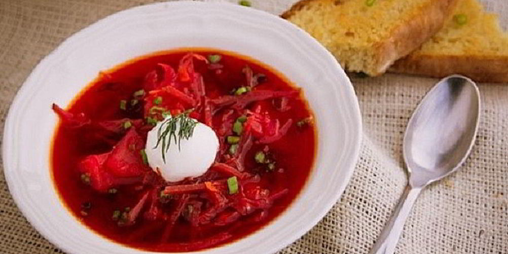 Рецепт борщ со свеклой и капустой