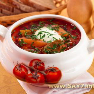 Борщ со свеклой