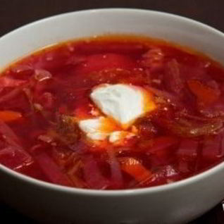 Борщ со свежей капустой