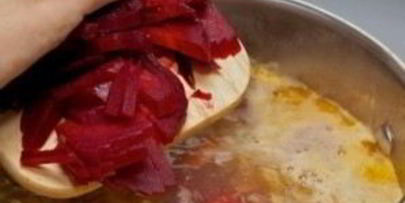 борщ со свежей капустой