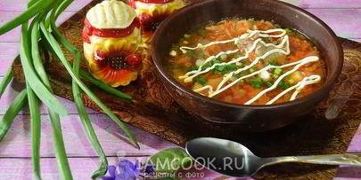 борщ со свининой в мультиварке