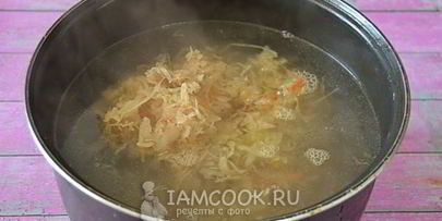 борщ со свининой в мультиварке