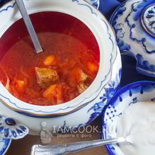 Рецепт Борщ со свининой