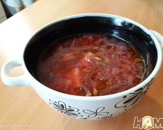 Борщ в мультиварке