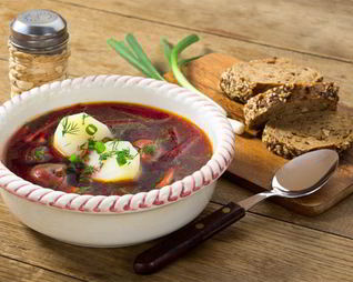 Грибной борщ