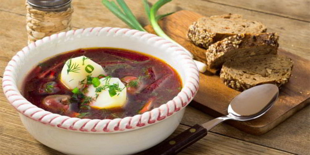 Рецепт грибной борщ