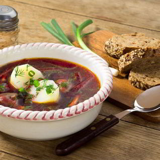 Грибной борщ