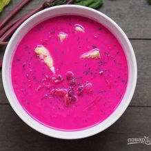 Рецепт Холодный литовский борщ