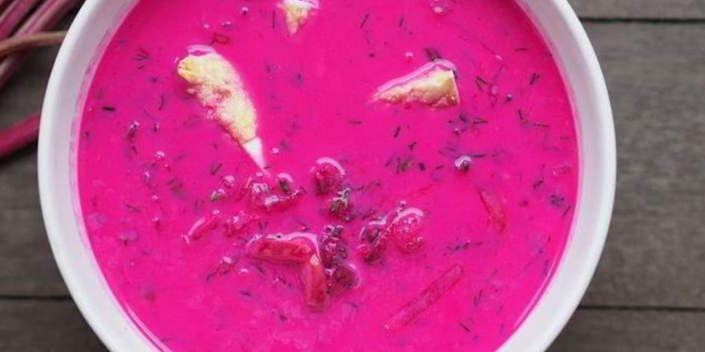 Рецепт холодный литовский борщ