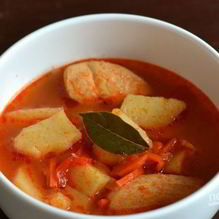 Рецепт Красный борщ с курицей