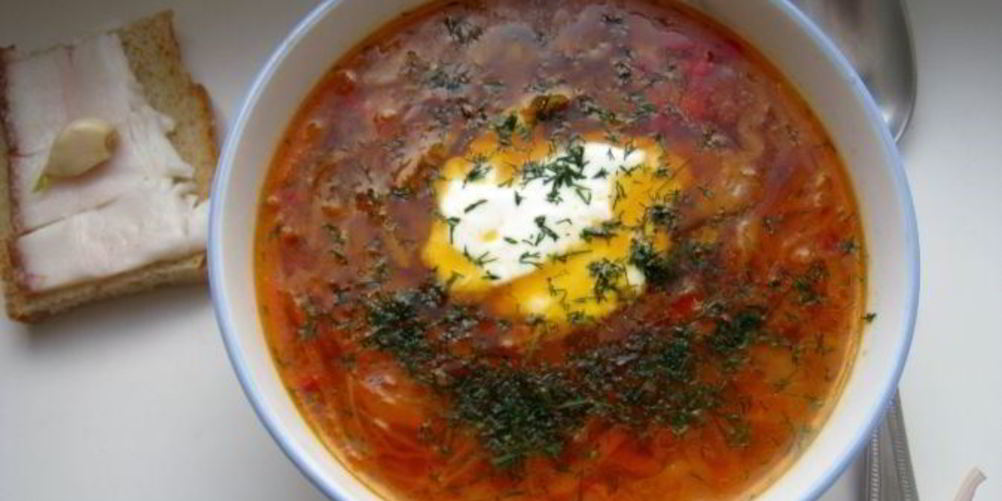 Рецепт мамин борщ