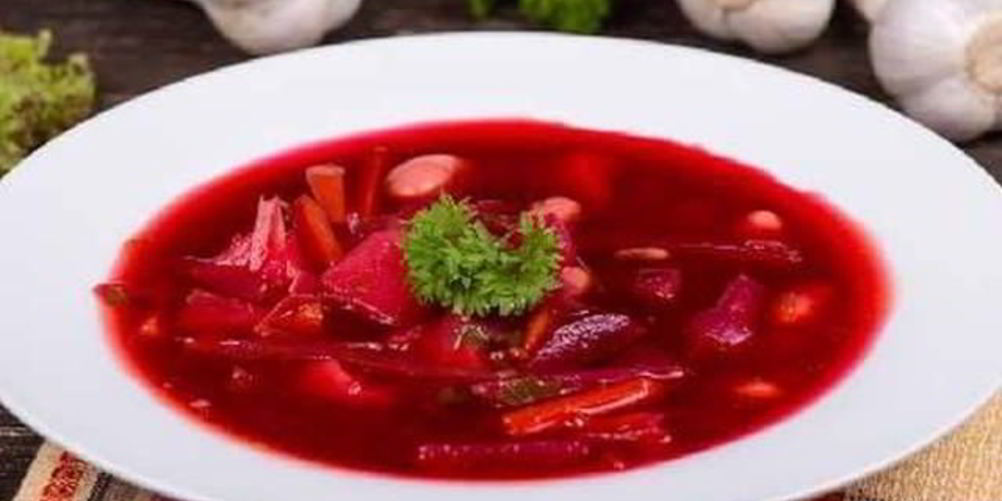 Рецепт пикантный борщ с фасолью