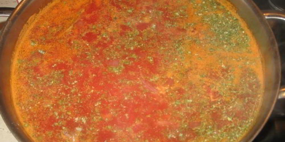 Рецепт постный борщ с фасолью и капустой