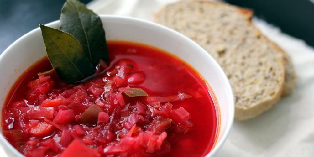 Рецепт постный борщ с грибами