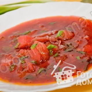 Постный борщ