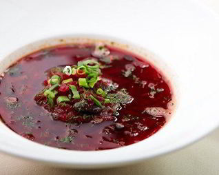 Пряный вегетарианский борщ