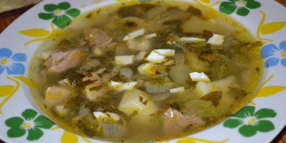 Рецепт щавелевый борщ