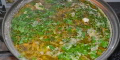 щавелевый борщ