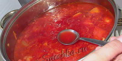 украинский борщ