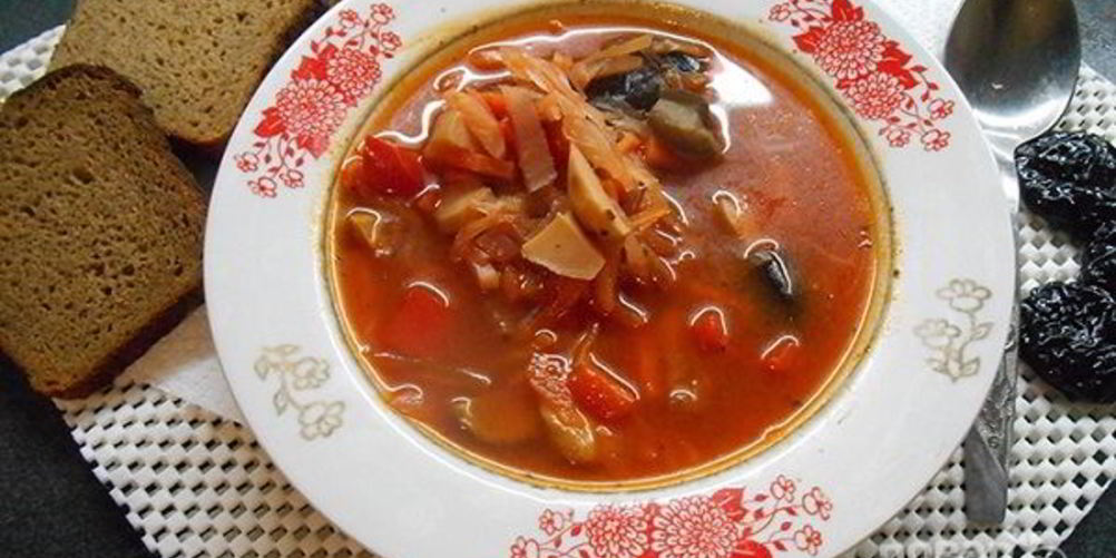 Рецепт вегетарианский борщ в мультиварке