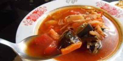 вегетарианский борщ в мультиварке