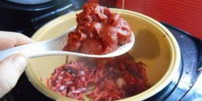 вегетарианский борщ в мультиварке