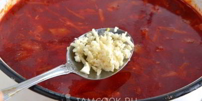 вегетарианский борщ