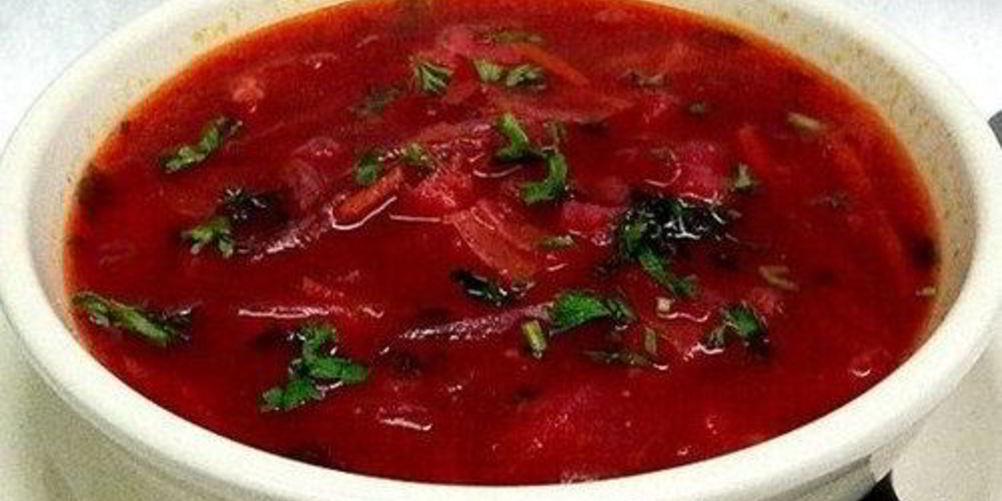 Рецепт вкуснейший украинский борщ с копченым салом