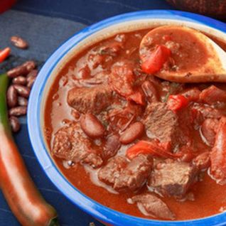 Чили кон карне с фасолью