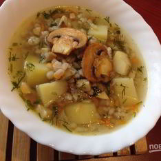 Суп с перловкой