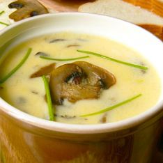 Суп с плавленным сыром