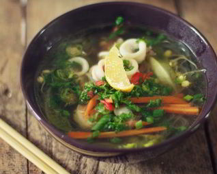 Фо с морепродуктами — вьетнамский суп