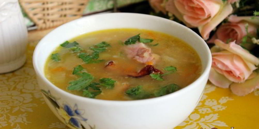 Рецепт гороховый суп с копченостями