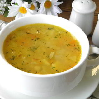 Постный гороховый суп