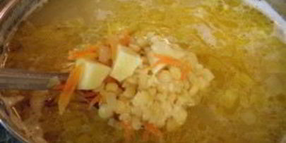 постный гороховый суп