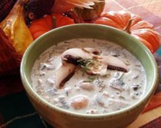 Грибной крем-суп с шиитаке и портобелло