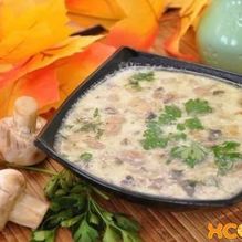 Рецепт Грибной суп из шампиньонов с плавленым сыром