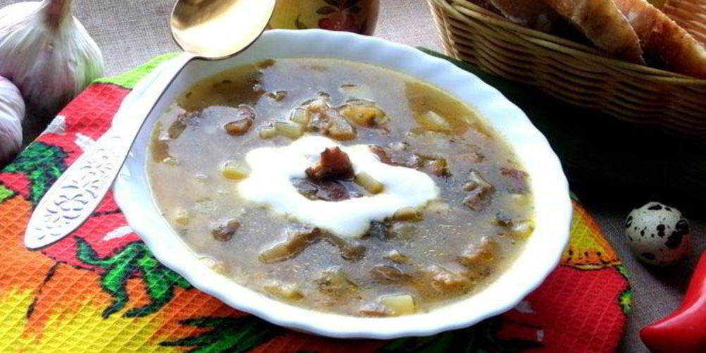 Рецепт грибной суп на зиму