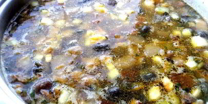 грибной суп на зиму