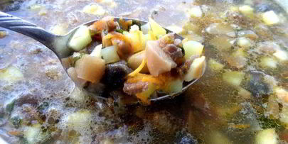 грибной суп на зиму