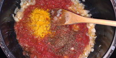 густой суп из красной чечевицы